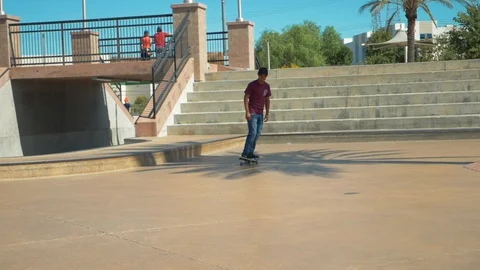 Skateboarder 10 Stock Footage 124191975