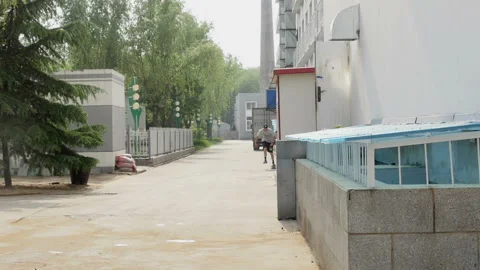 Skateboarder accelerates and jumps Stock Footage 102296386