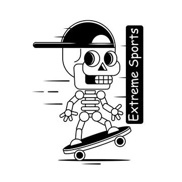 Skateboarder doing a jumping trick, low poly vector Stock Illustration