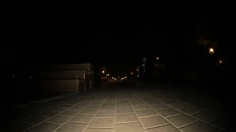 Skateboarder doing tricks and slides on the brink in the night city 스톡 동영상 71820470