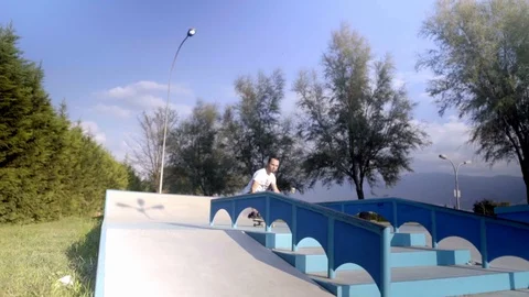 Skateboarder Stock Footage 127569342