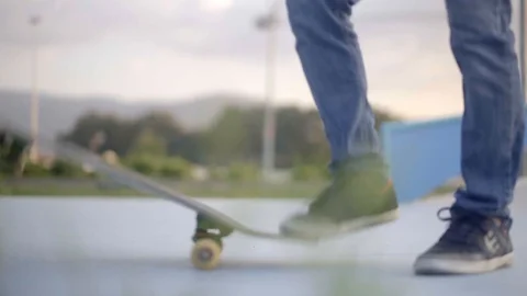 Skateboarder Stock Footage