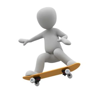 Skateboarder Stock Illustration
