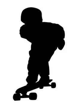 Skateboarder 库存插图