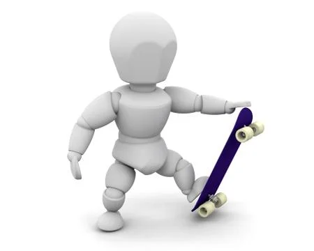 Skateboarder Stock Illustration