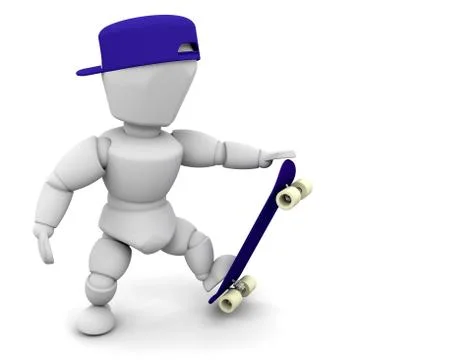 Skateboarder Stock Illustration