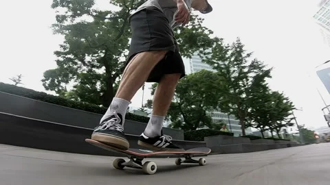 Skateboarder performs tricks in the city 스톡 동영상 102308444