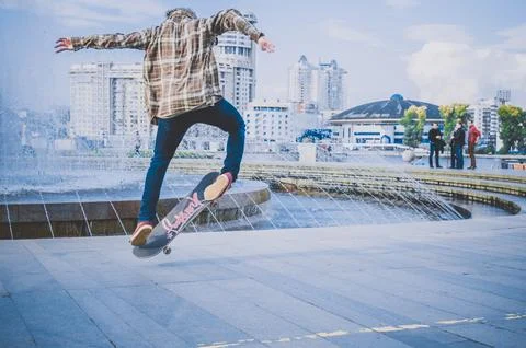 Skateboarder Stock Photos