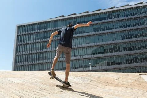 Skateboarder Stock Photos