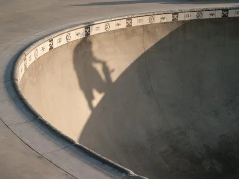 Skateboarder Shadow Stock Photos