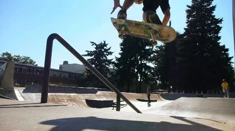 Skateboarders 2 Stock Footage 11886411