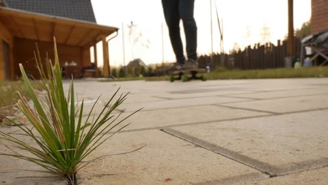 Skateboarding Stockbeeldmateriaal 167181700