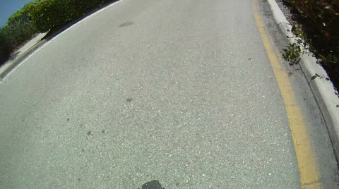 Skateboarding low angle Stock Footage 782474