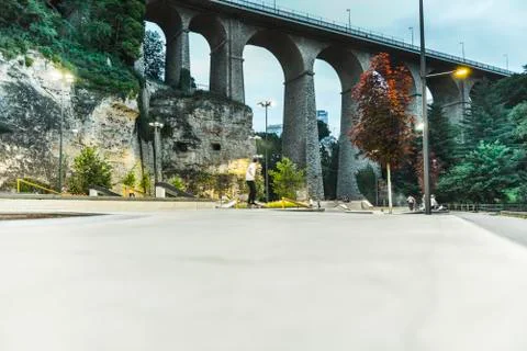 Skateboarding Park Stock Photos