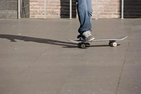Skateboarding Foto stock