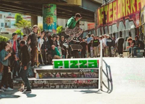 Skateboarding 写真素材