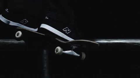 Skateboarding - Slow Motion 4k Stock Footage 79929081