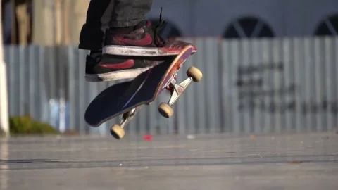 Skateboarding Slow motion Video stock 71298425