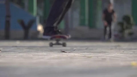 Skateboarding Slow motion Stock-Footage 71298829