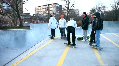 Skateboards Video stock 35500693