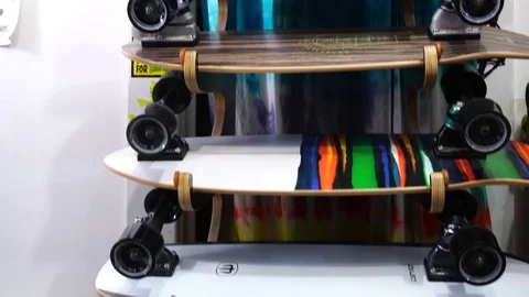 Skateboards Stock Footage 79212351