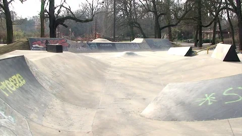 Skatepark Stock Footage 98680182