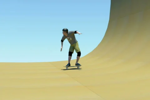 Skater 2 Loopable NTSC 스톡 동영상 546495