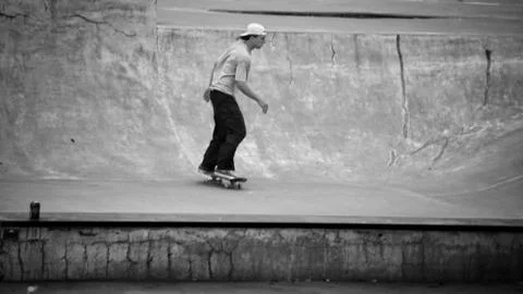 A skater in action Stock-Fotos
