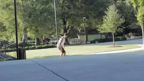 Skater Boy Slow Motion Stock Footage 126557260
