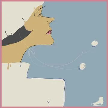 Skater Stock Illustration