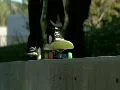 Skater on Ledge Slowmo HD Footage