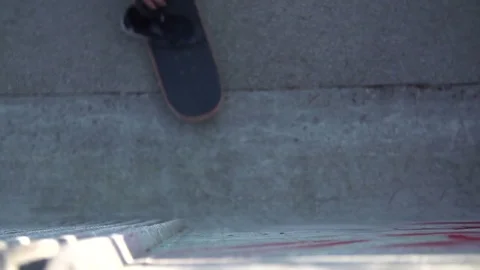 Skater performing a trick over wall in slow motion 스톡 동영상 71558820