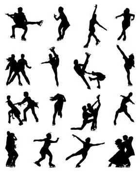 Skaters Stock Illustration