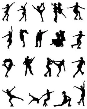 Skaters Stock Illustration