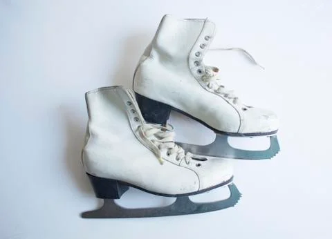 Skates for figure skating Stock Photos