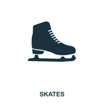 Skates icon. Premium style icon design. UI. Illustration of skates icon Stock Illustration