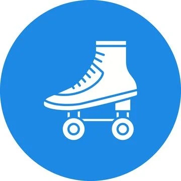 Skates icon vector image. Stock Illustration