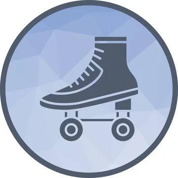 Skates icon vector image. Illustrazione stock