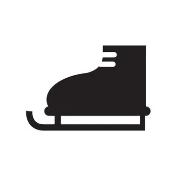 Skates, web icon. vector design Stock Illustration
