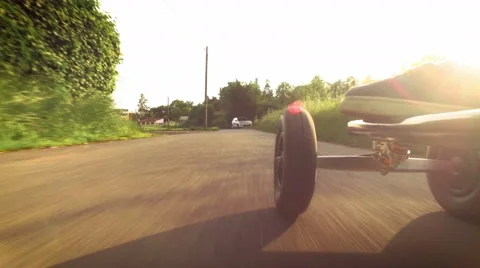 Skating with Allterrainboard Stock Footage 63823638