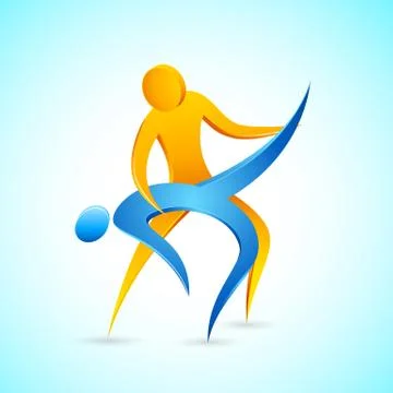 Skating couple Stock Illustration