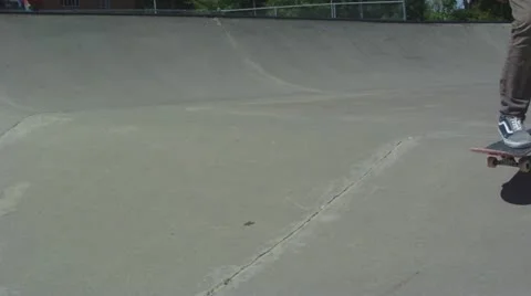 Skating Park Wall Trick Video stock 11241312