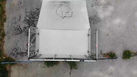 Skating on a ramp Stock Footage 116718882