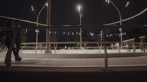 Skating Rink 04 Stock Footage 252384169