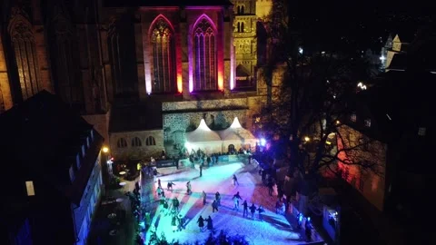 Skating rink b Stock Footage 257240788