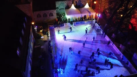 Skating rink a Stock Footage 257240448