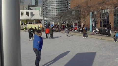 Skating in slow motion Stock Footage 45389574
