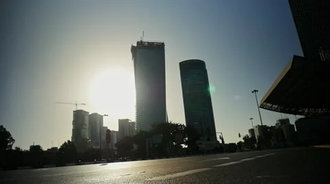 Skating in the sunset Stock Footage 68857125