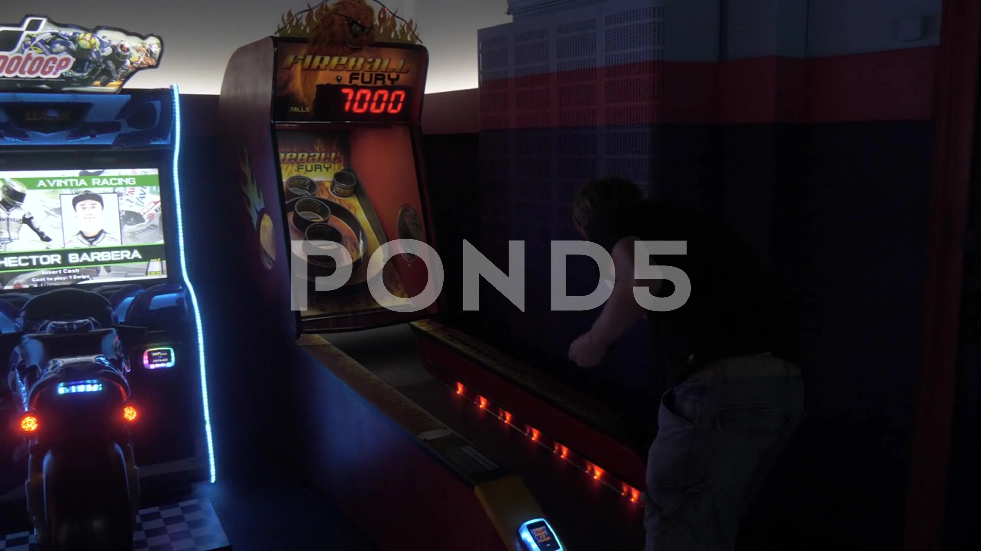 Playing Arcade Game Stock Footage Royalty Free Stock Videos Pond5