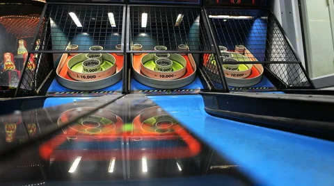 Skeeball Arcade Game Stock Footage 941200
